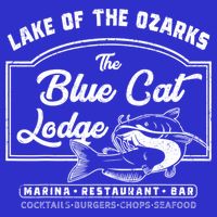 Vintage The Blue Cat Lodge Lake Of The Ozarks Baby Bodysuit