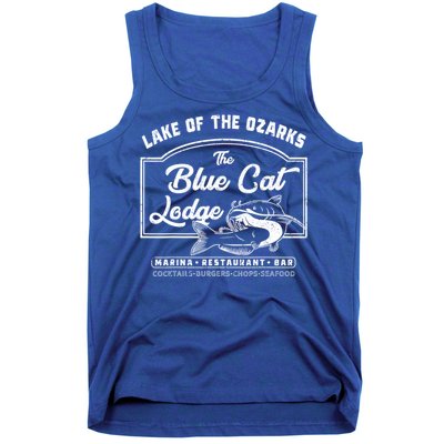 Vintage The Blue Cat Lodge Lake Of The Ozarks Tank Top