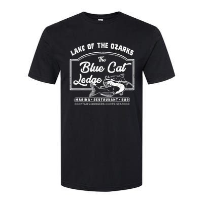 Vintage The Blue Cat Lodge Lake Of The Ozarks Softstyle CVC T-Shirt