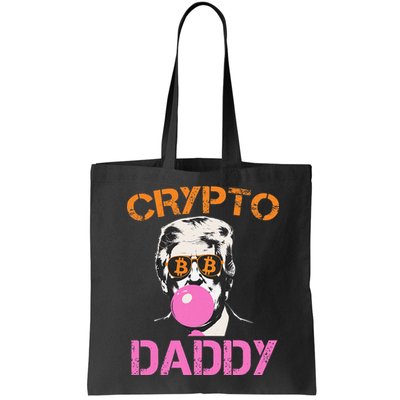 Vintage Trump Bitcoin Daddy Crypto Sarcasm Investment Squad Bag