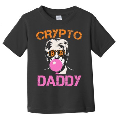 Vintage Trump Bitcoin Daddy Crypto Sarcasm Investment Squad Toddler T-Shirt
