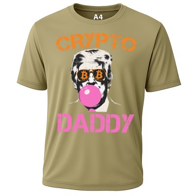 Vintage Trump Bitcoin Daddy Crypto Sarcasm Investment Squad Performance Shirt