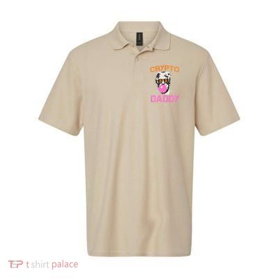 Vintage Trump Bitcoin Daddy Crypto Sarcasm Investment Squad Polo