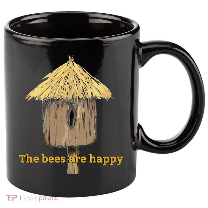 Valheim The Bees Are Happy 11oz C Handle Ceramic Mug