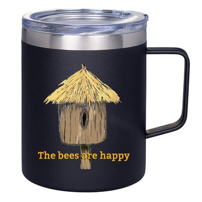 Valheim The Bees Are Happy 12oz Stainless Steel Coffee Mug