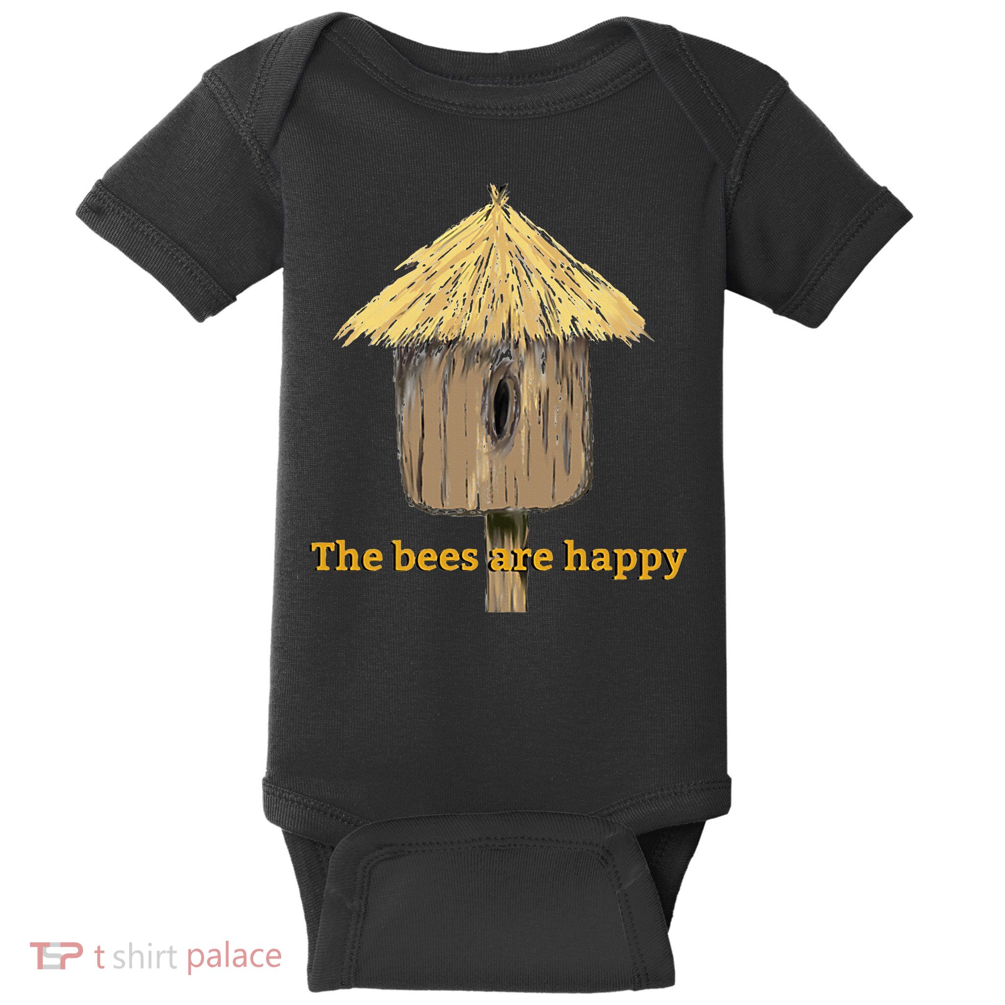 Valheim The Bees Are Happy Baby Bodysuit