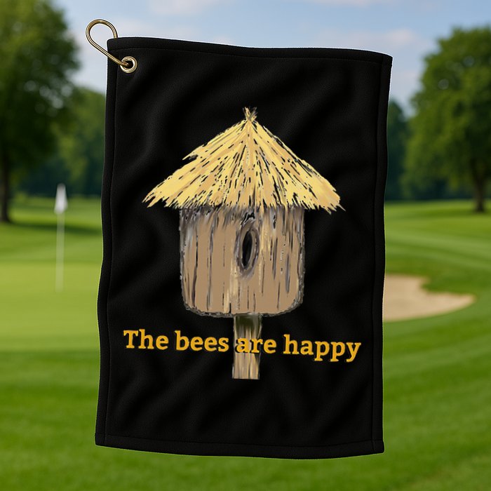 Valheim The Bees Are Happy Golf Towel