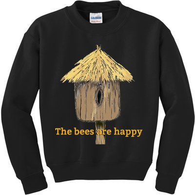 Valheim The Bees Are Happy Kids Sweatshirt