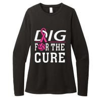 Volleyball Team Breast Cancer Awareness Womens CVC Long Sleeve Shirt