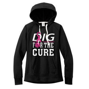 Volleyball Team Breast Cancer Awareness Women's Fleece Hoodie