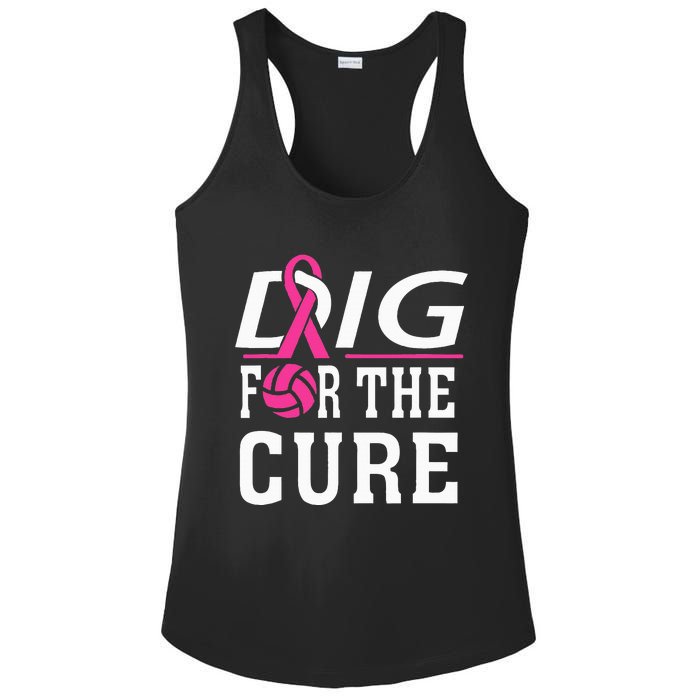 Volleyball Team Breast Cancer Awareness Ladies PosiCharge Competitor Racerback Tank