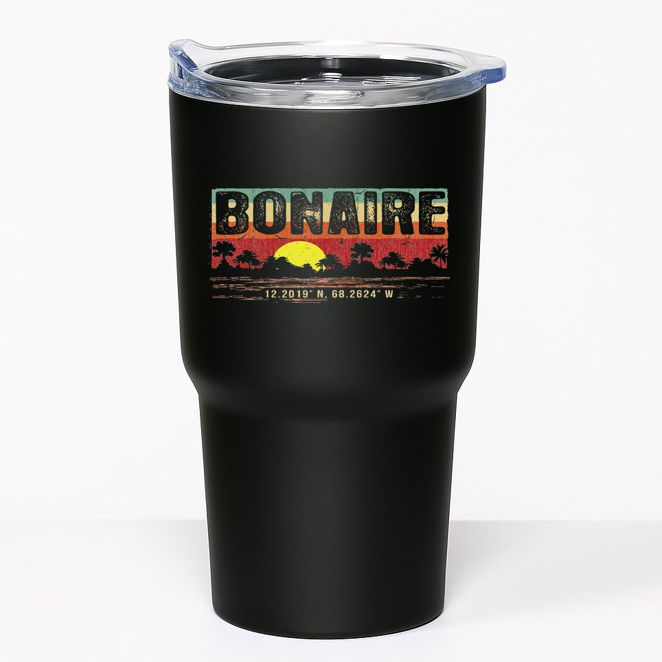 Vintage Tropical Bonaire Tumbler