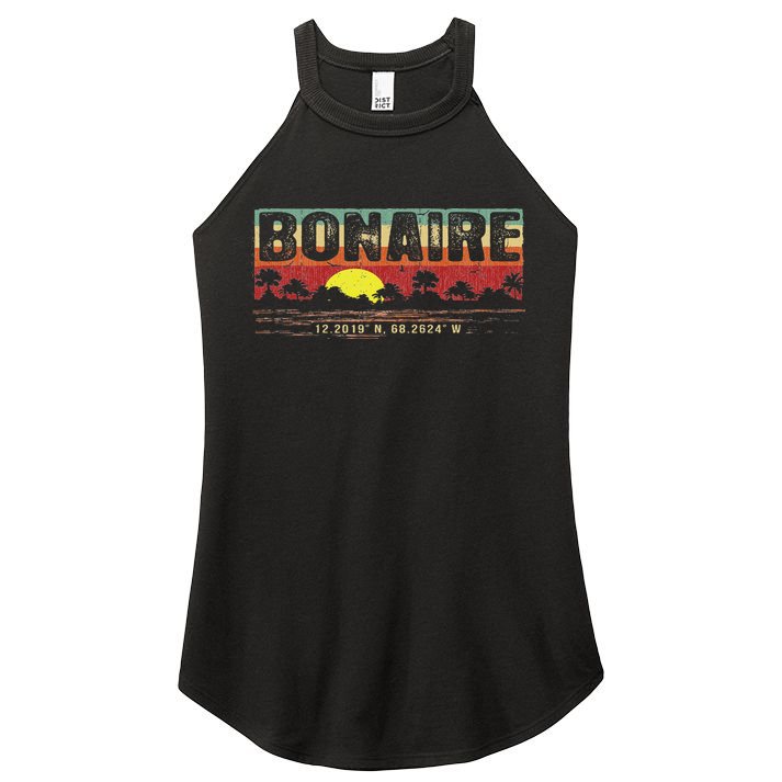 Vintage Tropical Bonaire Women's Perfect Tri Rocker Tank