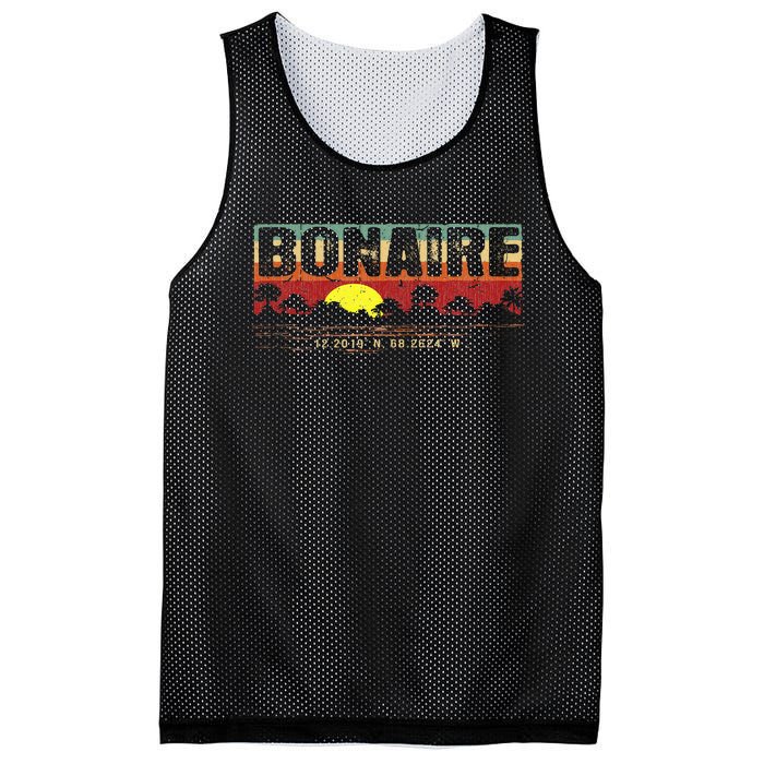 Vintage Tropical Bonaire Mesh Reversible Basketball Jersey Tank