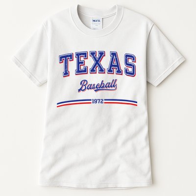 Vintage Texas Baseball 1972 Team Tall T-Shirt