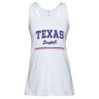 Vintage Texas Baseball 1972 Team Ladies Essential Flowy Tank