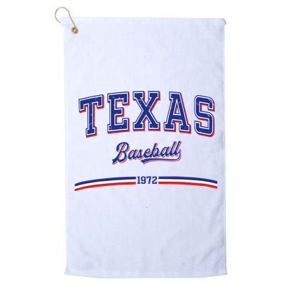 Vintage Texas Baseball 1972 Team Golf Towel