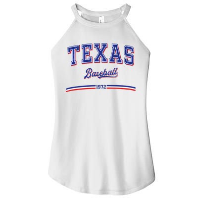 Vintage Texas Baseball 1972 Team Women's Perfect Tri Rocker Tank