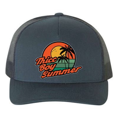 Vintage Thicc Boy Summer Funny Beach Yupoong Adult 5-Panel Trucker Hat