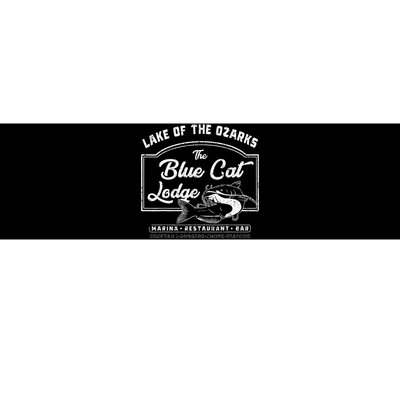 Vintage The Blue Cat Lodge Lake Of The Ozarks Bumper Sticker