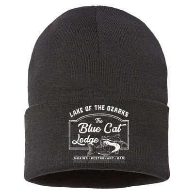 Vintage The Blue Cat Lodge Lake Of The Ozarks Sustainable Knit Beanie