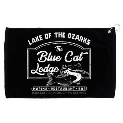 Vintage The Blue Cat Lodge Lake Of The Ozarks Grommeted Golf Towel