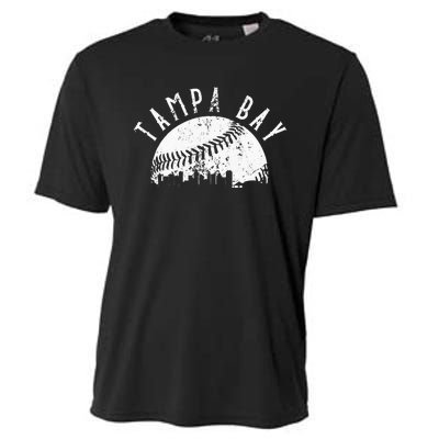 Vintage Tampa Bay Florida Skyline Apparel Cooling Performance Crew T-Shirt