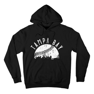 Vintage Tampa Bay Florida Skyline Apparel Hoodie