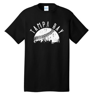 Vintage Tampa Bay Florida Skyline Apparel Tall T-Shirt