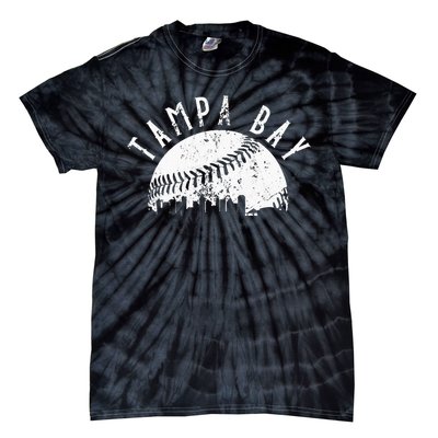 Vintage Tampa Bay Florida Skyline Apparel Tie-Dye T-Shirt