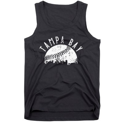 Vintage Tampa Bay Florida Skyline Apparel Tank Top