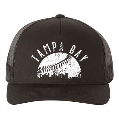 Vintage Tampa Bay Florida Skyline Apparel Yupoong Adult 5-Panel Trucker Hat