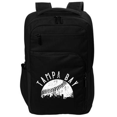 Vintage Tampa Bay Florida Skyline Apparel Impact Tech Backpack
