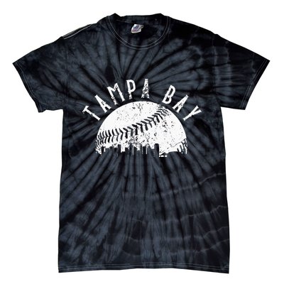 Vintage Tampa Bay Florida Skyline Apparel Tie-Dye T-Shirt