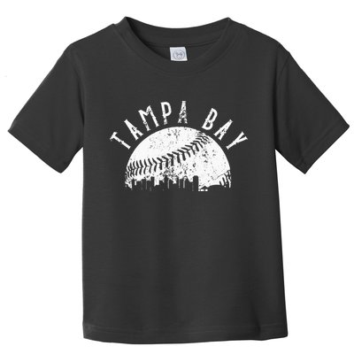 Vintage Tampa Bay Florida Skyline Apparel Toddler T-Shirt