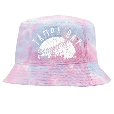 Vintage Tampa Bay Florida Skyline Apparel Tie-Dyed Bucket Hat