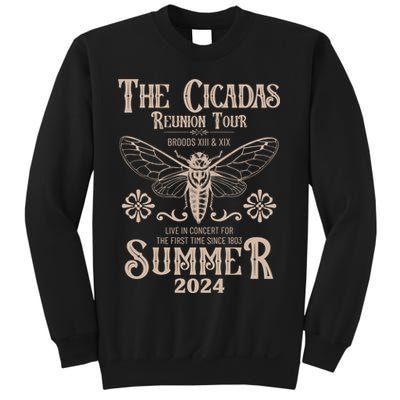 Vintage The Cicadas Reunion Tour Broods Xiii And Xix Summer 2024 Sweatshirt