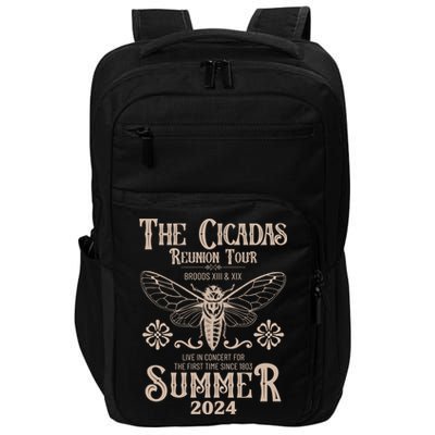 Vintage The Cicadas Reunion Tour Broods Xiii And Xix Summer 2024 Impact Tech Backpack