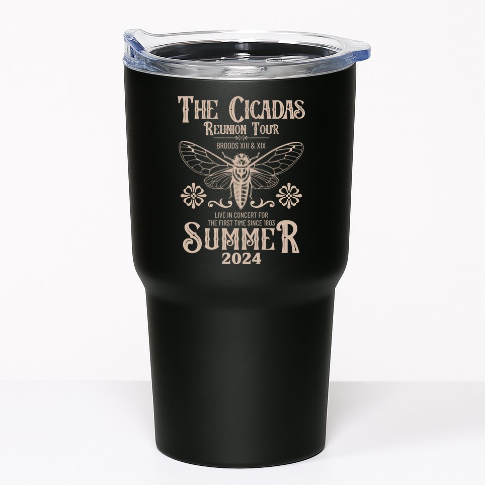 Vintage The Cicadas Reunion Tour Broods Xiii And Xix Summer 2024 Tumbler