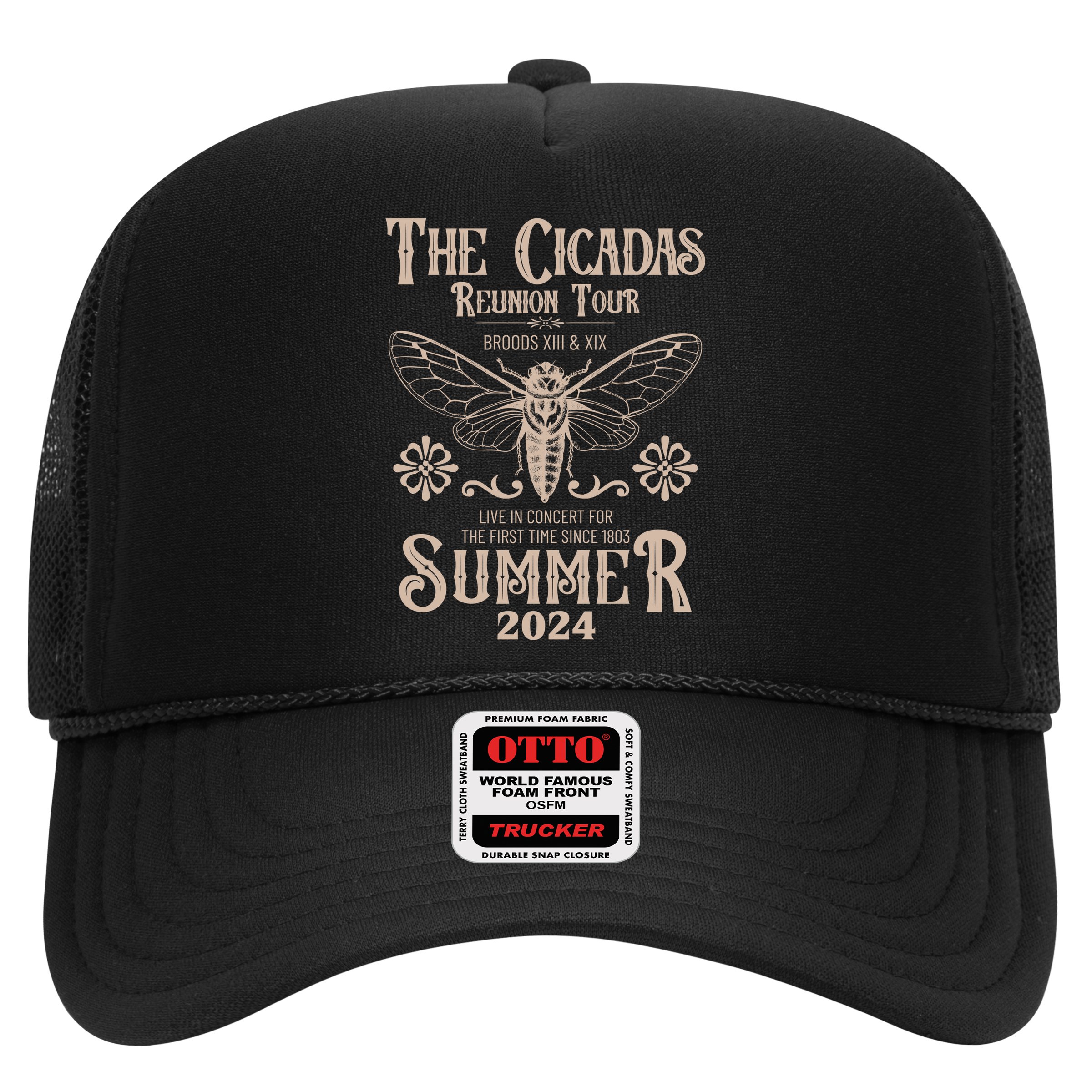 Vintage The Cicadas Reunion Tour Broods Xiii And Xix Summer 2024 Hat