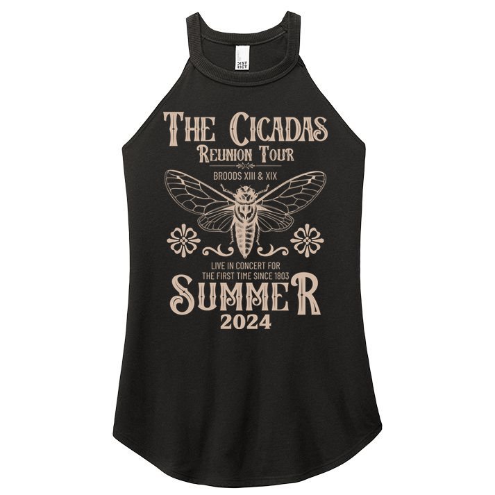 Vintage The Cicadas Reunion Tour Broods Xiii And Xix Summer 2024 Women's Perfect Tri Rocker Tank