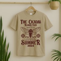Vintage The Cicadas Reunion Tour Broods Xiii And Xix Summer 2024 T-Shirt