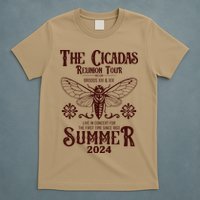 Vintage The Cicadas Reunion Tour Broods Xiii And Xix Summer 2024 T-Shirt