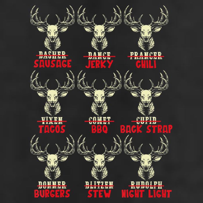 Venison The Christmas Meat Funny Deer Hunting Xmas Hunters Hat