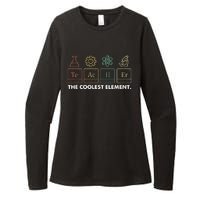 Vintage The Coolest Element Periodic Table Chemist Teacher Womens CVC Long Sleeve Shirt