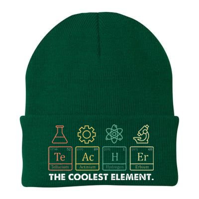 Vintage The Coolest Element Periodic Table Chemist Teacher Knit Cap Winter Beanie