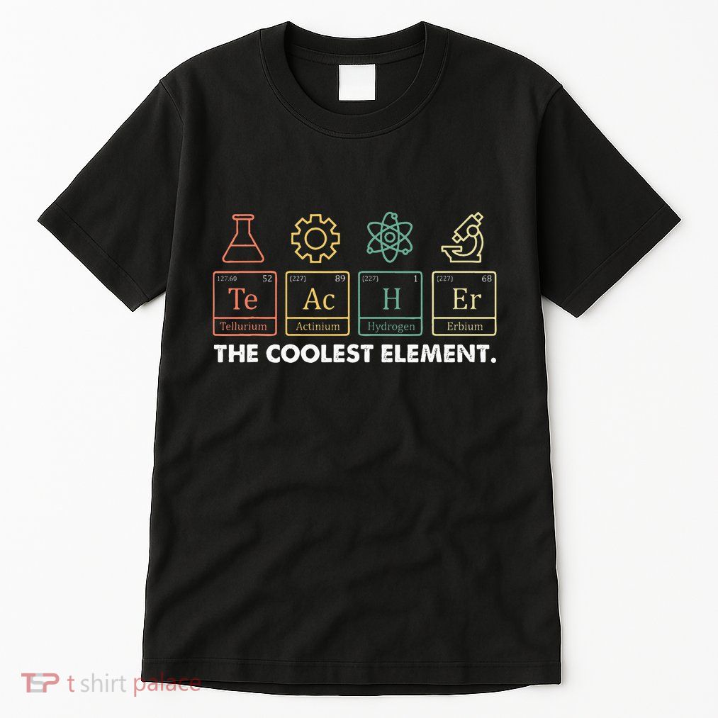 Vintage The Coolest Element Periodic Table Chemist Teacher Tall T-Shirt