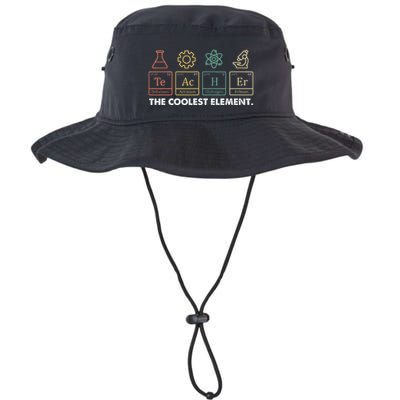 Vintage The Coolest Element Periodic Table Chemist Teacher Bucket Hat