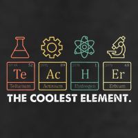 Vintage The Coolest Element Periodic Table Chemist Teacher Beanie