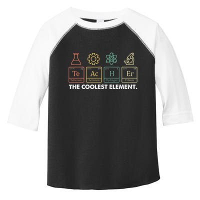 Vintage The Coolest Element Periodic Table Chemist Teacher Toddler Fine Jersey T-Shirt
